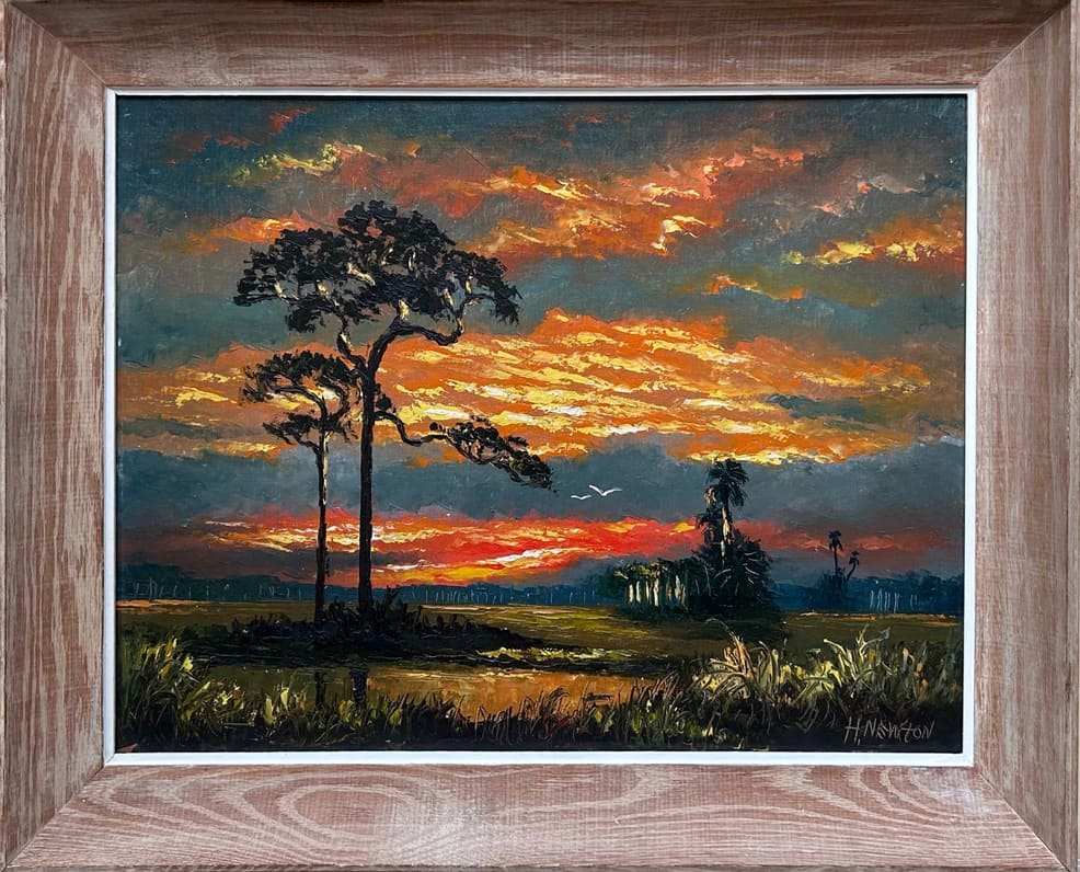 Florida’s Coastal Light Shaped Highwaymen Painting Techniques